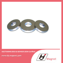 Zn Coated N45 Permannt Ring Magnets with High Quality